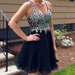 🌟 Bday special! Semi formal dress w/stones🌟